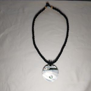 Mother of Pearl and Abalone Beaded Necklace